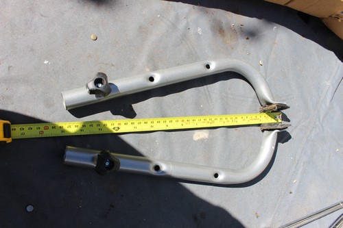 Pair bike rack cycle angled - of,