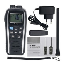 VHF Handheld Transceiver IC-M25 5W 5KM VHF Marine Radio Walkie Talkie !