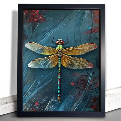 Dragonfly wall art print - dragonfly,