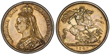 GREAT BRITAIN Victoria 1887 AR