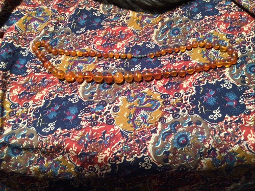 Vintage 1930s genuine - , amber