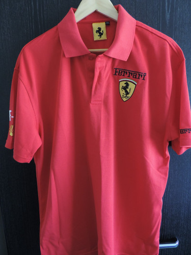 Vintage ferrari polo shirt - ferrari,
