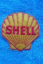 Vintage Shell oils cloth badge