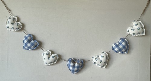 Heart garland bunting - heart,