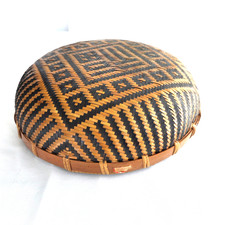 Vintage Handmade Woven Basket