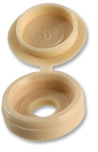 Beige plastic fold - beige,