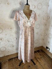 David Nieper Pink Floral Lace