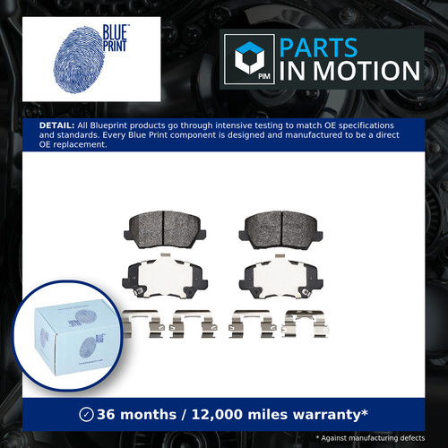 Brake pads set fits kia - brake,