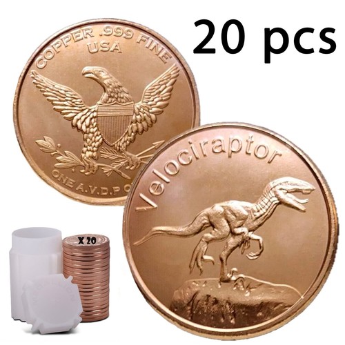 20x 1oz velociraptor dinosaur - 1oz,