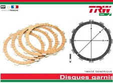 Set of 7 clutch trim discs Honda XL 600 R PD03 1985 to 1987