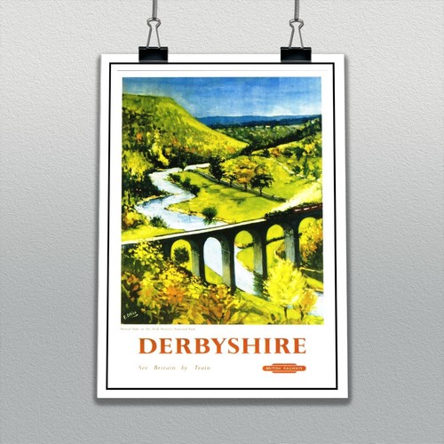 Derbyshire railway vintage - #b,