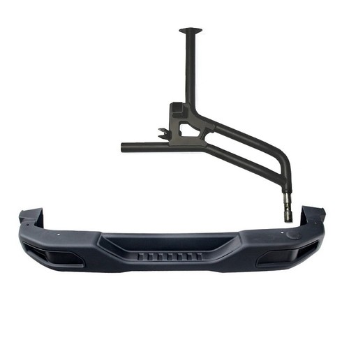 Rear steel bumper - steel, 10-th
