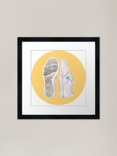 tennis shoes Framed Art Print