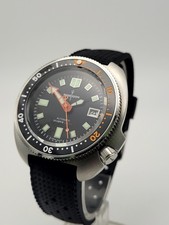 Black Poseidon 'Willard' Nh35 (Seiko TMI) Automatic Movt Rubner Strap 200m WR.