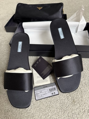 Prada silk satin - prada, slippers