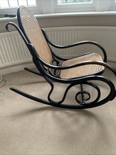 Antique Bentwood Cane Rocking