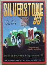 SILVERSTONE 20-21 May 1995 MG