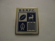 RARE OLD BISHOPS STORTFORD RUGBY UNION FOOTBALL CLUB METAL BROOCH PIN BADGE
