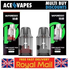 XL VAPORESSO VIBE SMART PODS Spare Pod Cartridges VIBE, SE, Nano 0.6 0.8 0.7 1.0