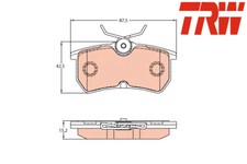 REAR BRAKE PADS SET GDB2140