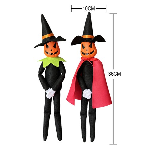 Halloween pumpkin elf doll - elf,