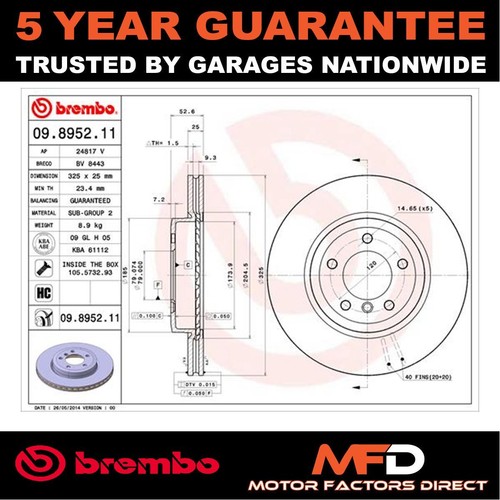 Brake discs front brembo - discs,