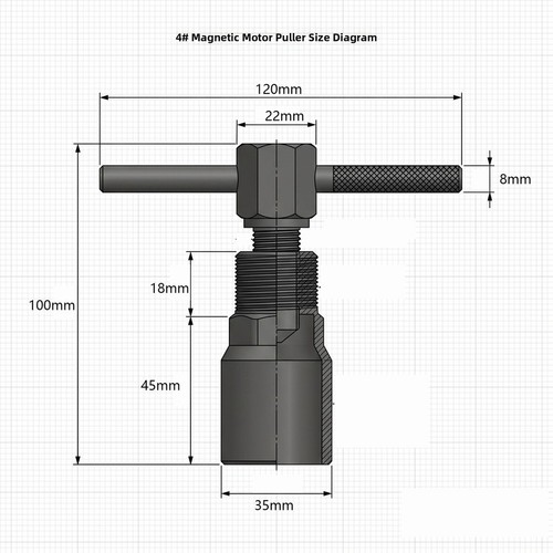 5mm magnetic engine puller - 31.5mm,