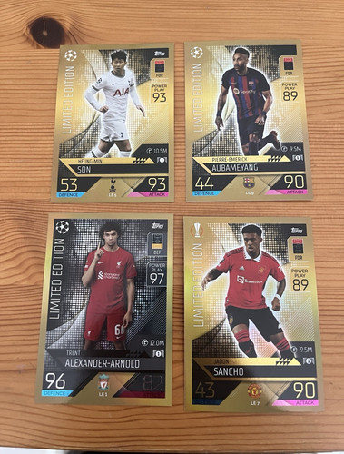Topps match attax ucl limited - topps,