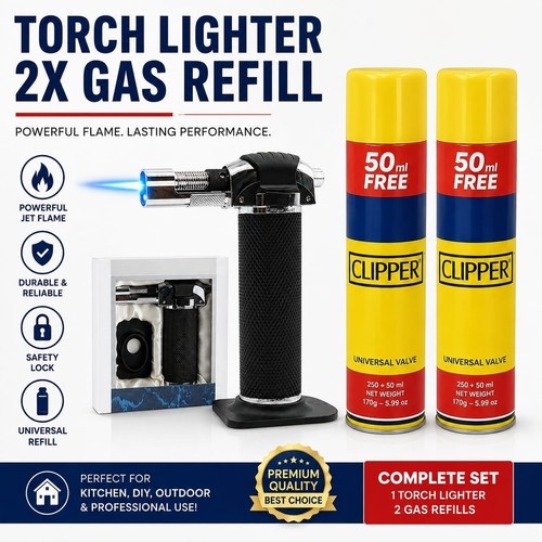 Jet flame torch lighter - flame,