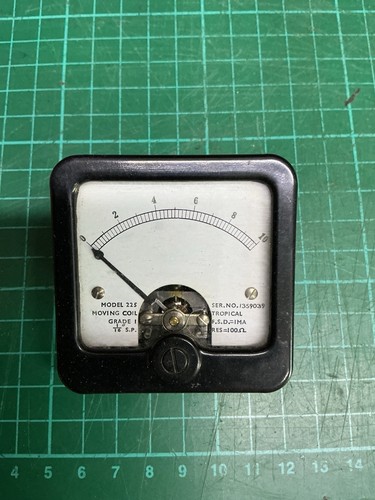 Vintage signal meter - /,
