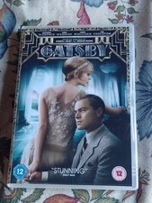 The Great Gatsby DVD (2013) Leonardo DiCaprio Tobey Maguire Joel Edgerton 