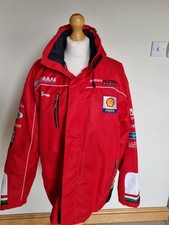 DUCATI 1098 Racing Motorsport Mens Jacket Red Hooded Large