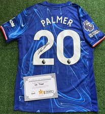 Cole Palmer Personally Hand Signed Chelsea 24/25 Home Shirt with COA
