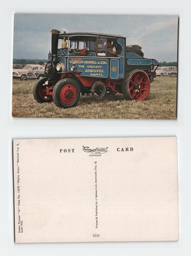 Vintage postcard foden tractor - vintage,