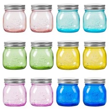 Colored Mason Jars 8 oz with