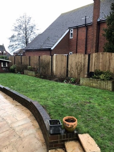 Slotted concrete fence post - slotted,