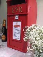 Royal mail post - box., wedding