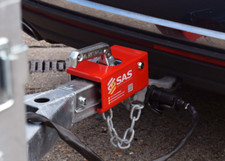 SAS ORIGINAL HL2 TRAILER HITCH LOCK, SUITS UNBRAKED PRESSED STEEL STYLE HITCH