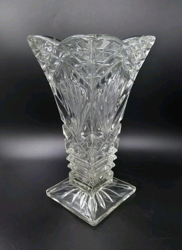 Vintage heavy clear glass - heavy,