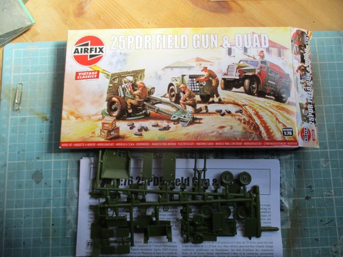 Airfix 25pdr kit quad - -,