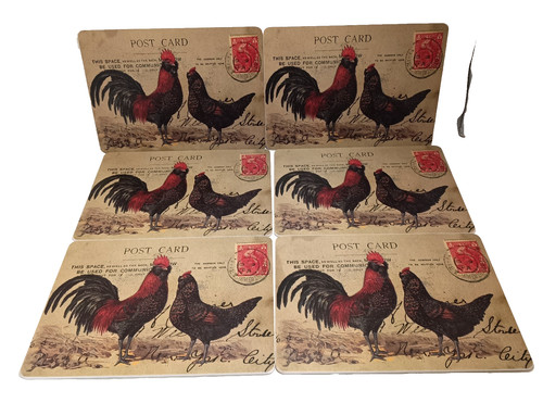 Denby placemats cockerel - denby,