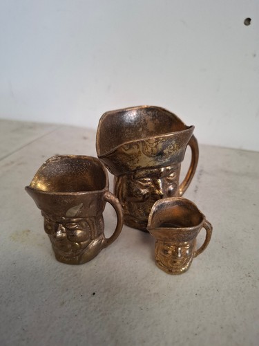 Vintage brass miniature toby - vintage,