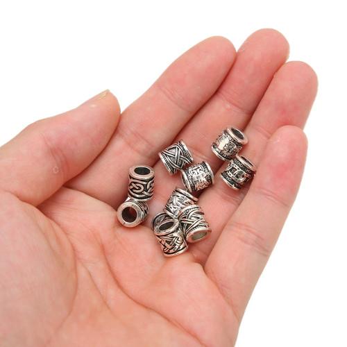 10pcs viking beard - 10pcs,