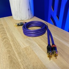 QED QUNEX 1 Balanced Low Level Signal RCA Phono Interconnect Lead Cable 1m Pair