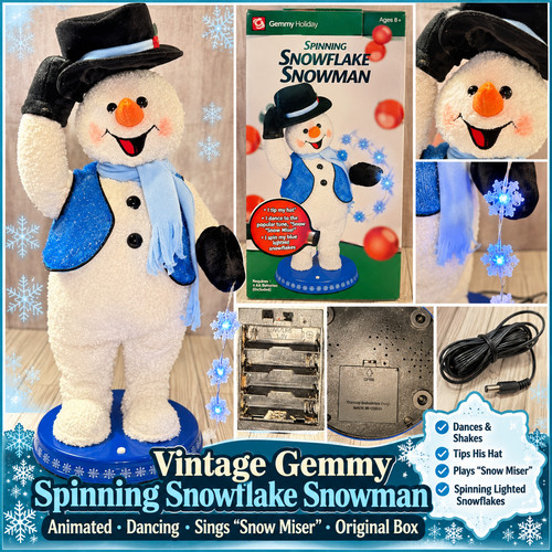 Vintage gemmy spinning - vintage,