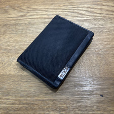 Tumi Ballistic Nylon and Leather Bifold Card Holder ID Wallet