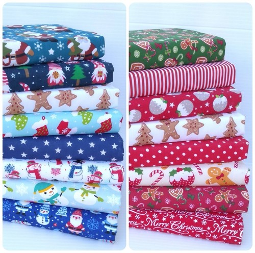 Christmas fabric bundle poly - christmas,