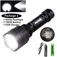 Long Range Red LED Flashlight