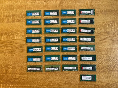 Joblot 29x ddr4 laptop - of,