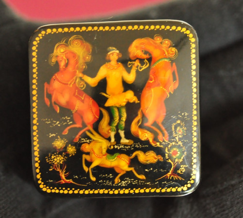 Russian palekh lacquer - russian,